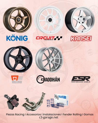 Enkei RPF1 18x8.5 5x120 40mm Offset 72.5mm Bore Silver Wheel