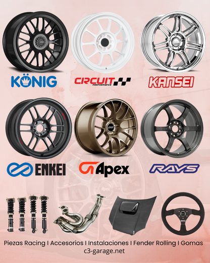 Enkei RPF1 18x8.5 5x120 40mm Offset 72.5mm Bore Silver Wheel