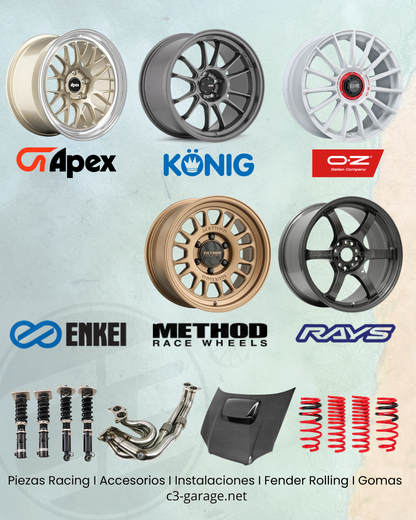 Enkei RPF1 18x8.5 5x120 40mm Offset 72.5mm Bore Silver Wheel