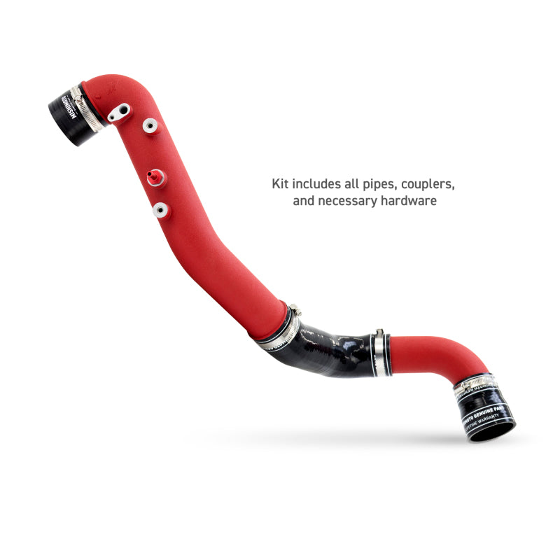 Mishimoto 2023+ Honda Civic Type-R Intercooler Kit w/Pipes - Silver Intercooler/Red Pipes
