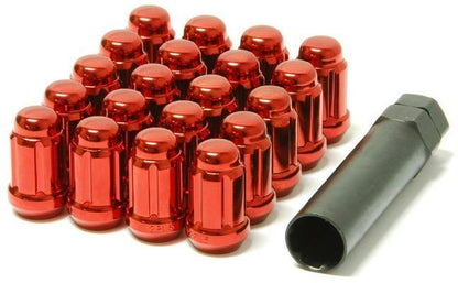 Wheel Mate Muteki Closed End Lug Nuts - Red 12x1.25