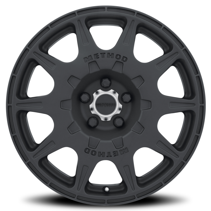 Method MR502 RALLY 17x8 +38mm Offset 5x4.5 67.1mm CB Matte Black Wheel