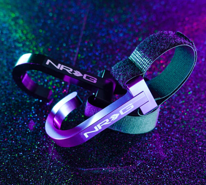 NRG Steering Wheel Hook CNC Aluminum w/ Laser Logo - Multicolor