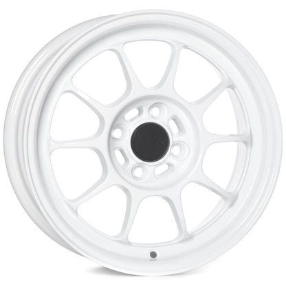 Circuit Performance CSF9 15x7 Gloss White 4x100 [+35mm](set of 4)